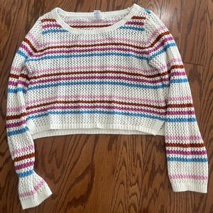 LSpace Crochet Long Sleeve Beach Top